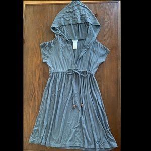 Dotti hooded cover up dress